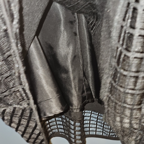 Signature Collection Black Sleeveless Mini Dress Lace Size Xlarge Zip Casual - Picture 7 of 9